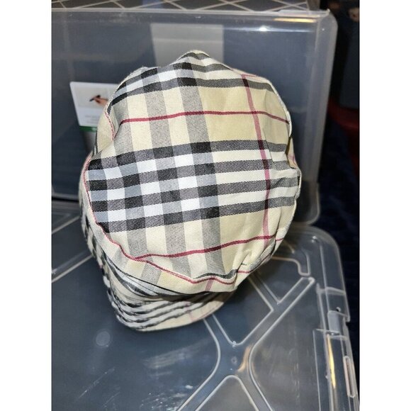 Khaki Reversible Plaid Reversible Bucket Hat - Picture 6 of 9